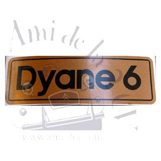 Autocollant Dyane 6