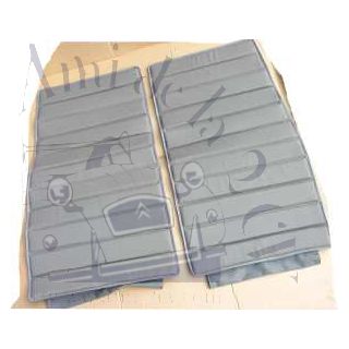 Ensemble de 2 garnitures de sièges gris uni à sangles pour fourgonnette AU