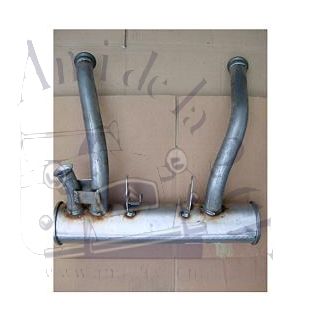 Premier silencieux sous boîte, 2 CV 4