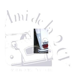 Tôle de réparation de retour d'aile arrière gauche 2cv