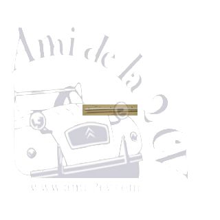 Baguette de volet d'aération de pare-brise 2cv en aluminium