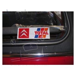Vitrophanie Citroën Total livraison offerte en France continentale