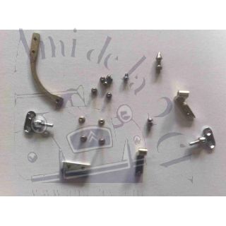 Ensemble de fixation encadrement de glace droit 2CV+ tétons de verrouillage