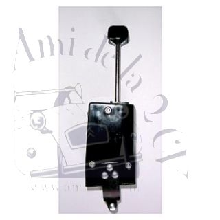 Commodo de phare 6V ou 12V noir, 2 CV ancienne