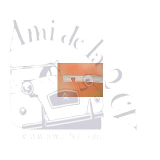 Enjoliveur plastique translucide vertical d'aile arrière 2cv