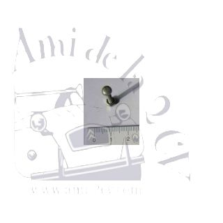 Vis + écrou de maintien du jonc de calandre 2cv pour capot 23 nervures stock d'origine