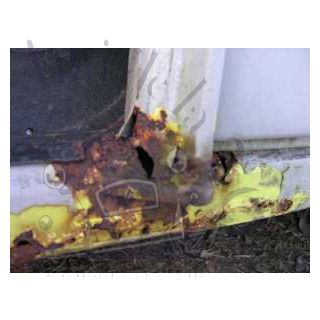 Corrosion pied de porte