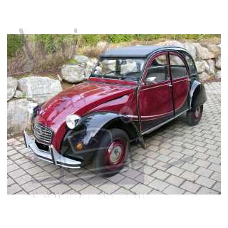 2CV 6 Charleston rouge Delage 1988