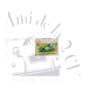 Tôle sérigraphiée 2CV Fourgonnette