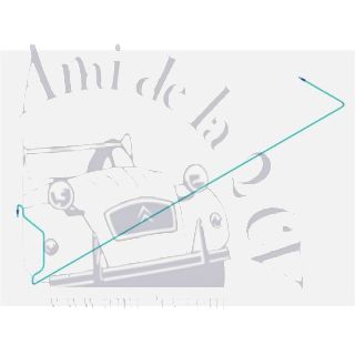 Tuyau 2CV du Maître Cylindre au répartiteur arrière, 3.5mm 2cv
