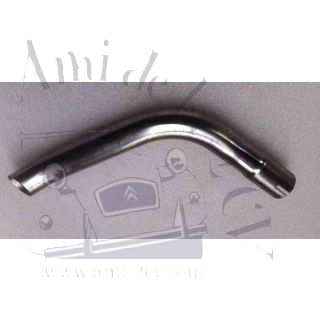 Tube de sortie en inox AK 400 Méhari