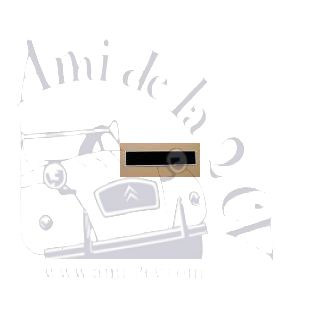 Plaque d'immatriculation arrière 520 x 110