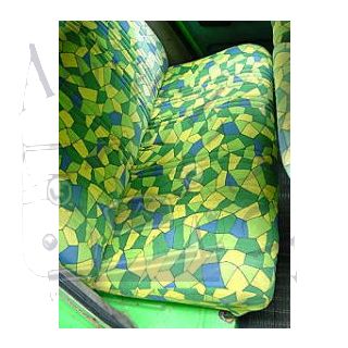 Tissu de sièges 2cv motif arlequin