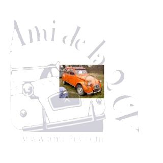 2 CV 6 Club orange Ténéré de 1975