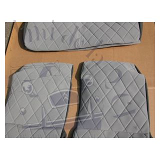 Ensemble de housses losange gris pour 2CV Dyane