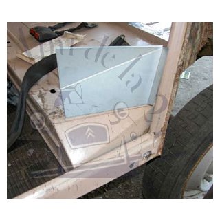 tole reparation entree porte 2cv