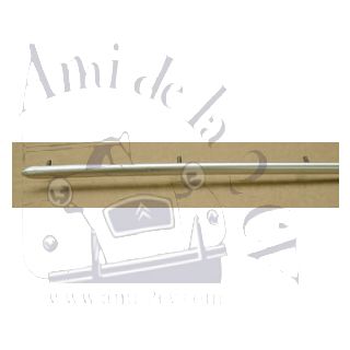 Baguette de volet d'aération de pare-brise 2cv en aluminium