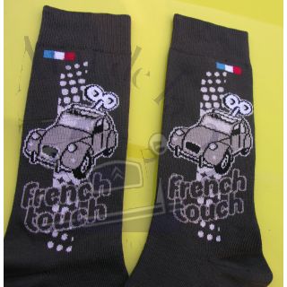 Paire de chaussettes Hommes 39/46 French Touch gris