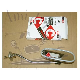Rétroviseur adaptable droit 2CV Dyane Ami Marque Cipa en inox *
