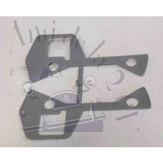 Paire de joints de poignée de porte Dyane en plastique gris