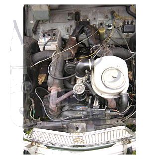 Moteur d'une Dyane de 1970