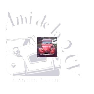2 CV6 rouge de Rio 1974 première main état d'origine