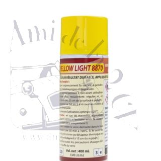 Aérosol 400 ml de peinture réfléchissante jaune