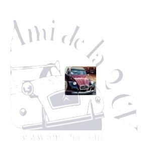 2 CV Charleston rouge Delage