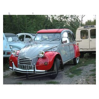 2 CV Dolly grise et rouge de 1985