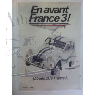 Affiche 2cv France 3