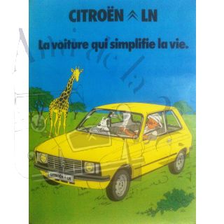 Affiche Tintin LN simplifiez vous la vie