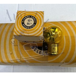 Ampoule de phare jaune à baionnette 12 Volts 36 36 Watts marque Focalux
