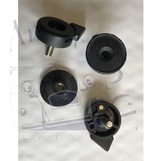 Arrêts de vitre 2cv gauche et droit avec fixation par boulon