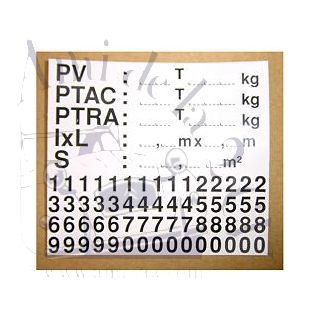 Plaque de tare