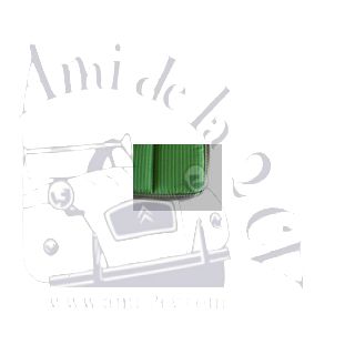 siege bayadere vert 2cv