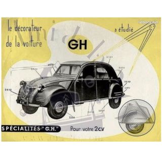 Baguettes GH pour 2cv