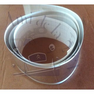 Bande enjoliveuse de pare choc arrière large chromé