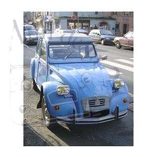 2 CV 6 Club bleu Myosotis 1977