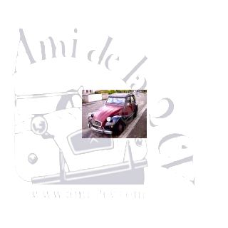 2 CV Charleston rouge Delage