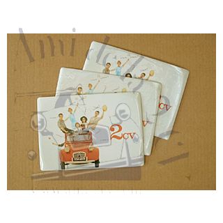Carte métal 2CV (lot de 3)