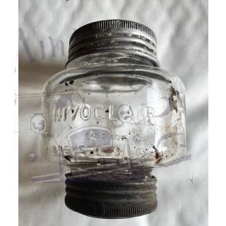 Bocal de maître cylindre 2cv en verre montage mai 1957 à Novembre 1959