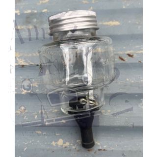 Bocal de maître cylindre Méhari en verre