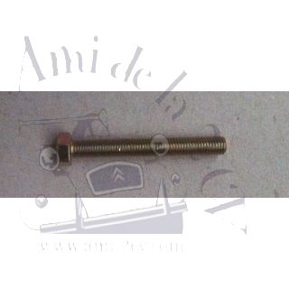 Boulon M7 x 55.5 pour fixer le collier de colonne de direction 2cv
