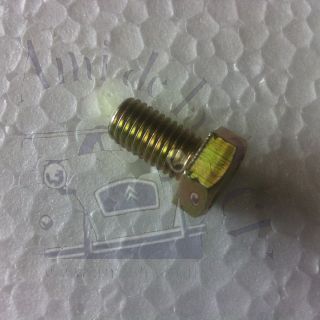 Boulon 9 x 16 de fixation du flasque d'amortisseur sur le bras de la 2cv