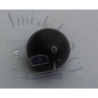 Bouton de commande de manette de chauffage noir 2cv et dérivés