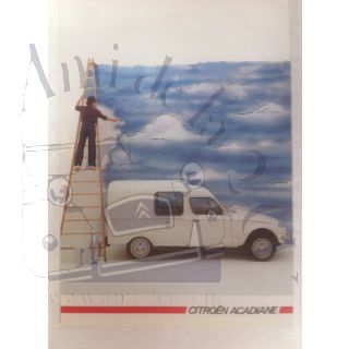 Brochure de présentation de l'Acadiane en 1985