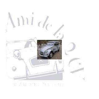 2cv gris Cormoran de 1984 neuve