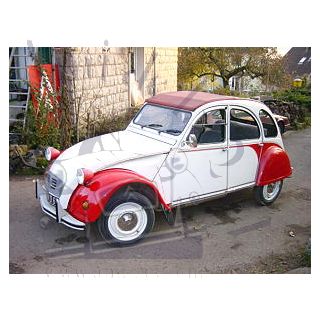 2cv Dolly rouge Vallelunga blanc meije