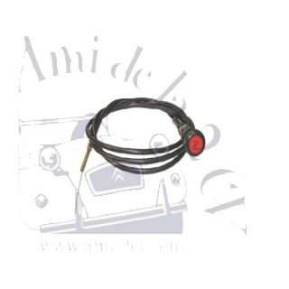 Cable de starter 2cv récente sans témoin lumineux