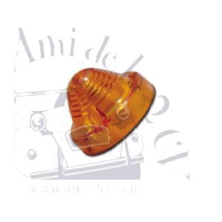 Cabochon de clignotant orange 2CV/AK/AZU/Méhari/HY